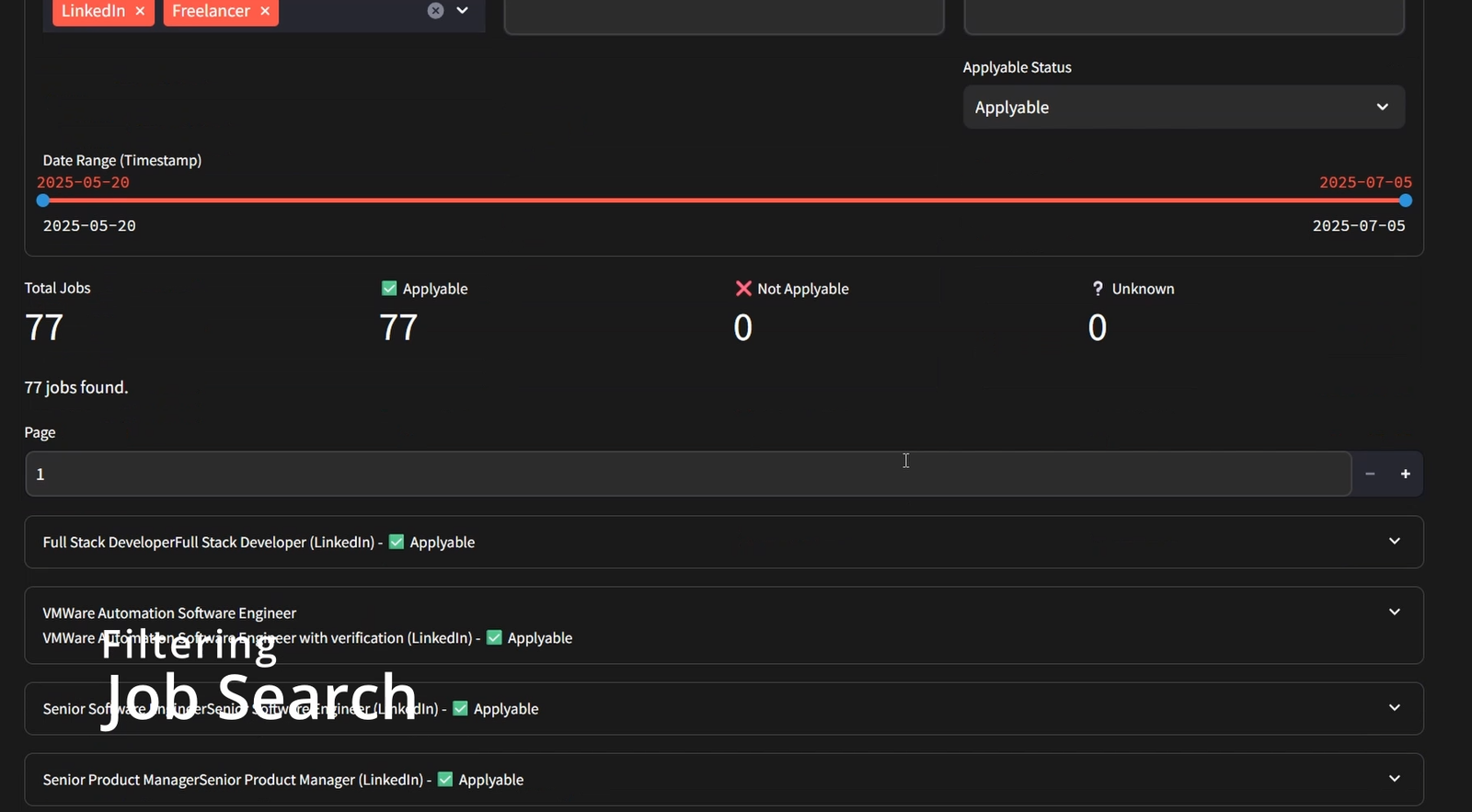 WorkZone Desktop View